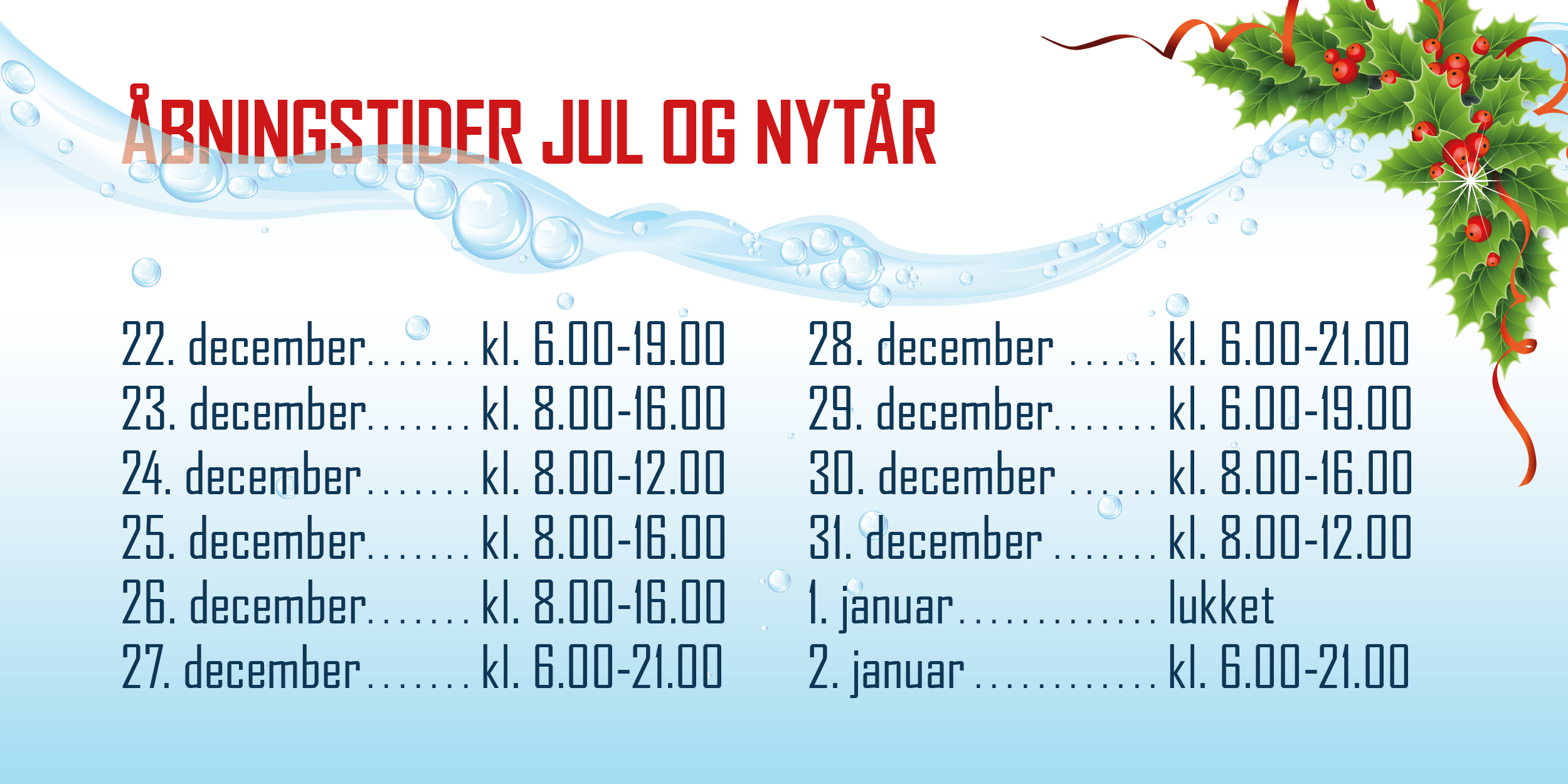 Åbningstider