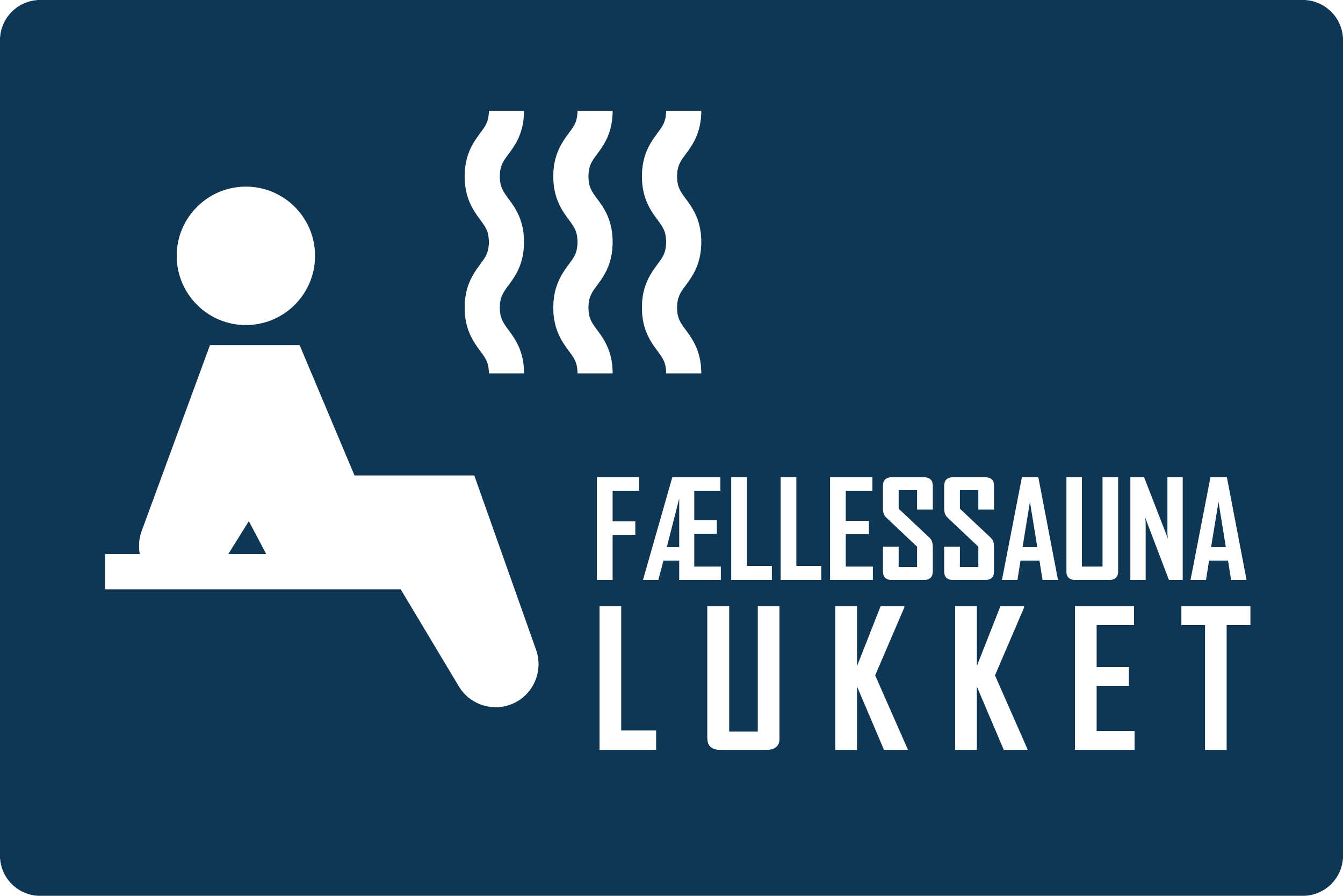 Fællessauna lukket