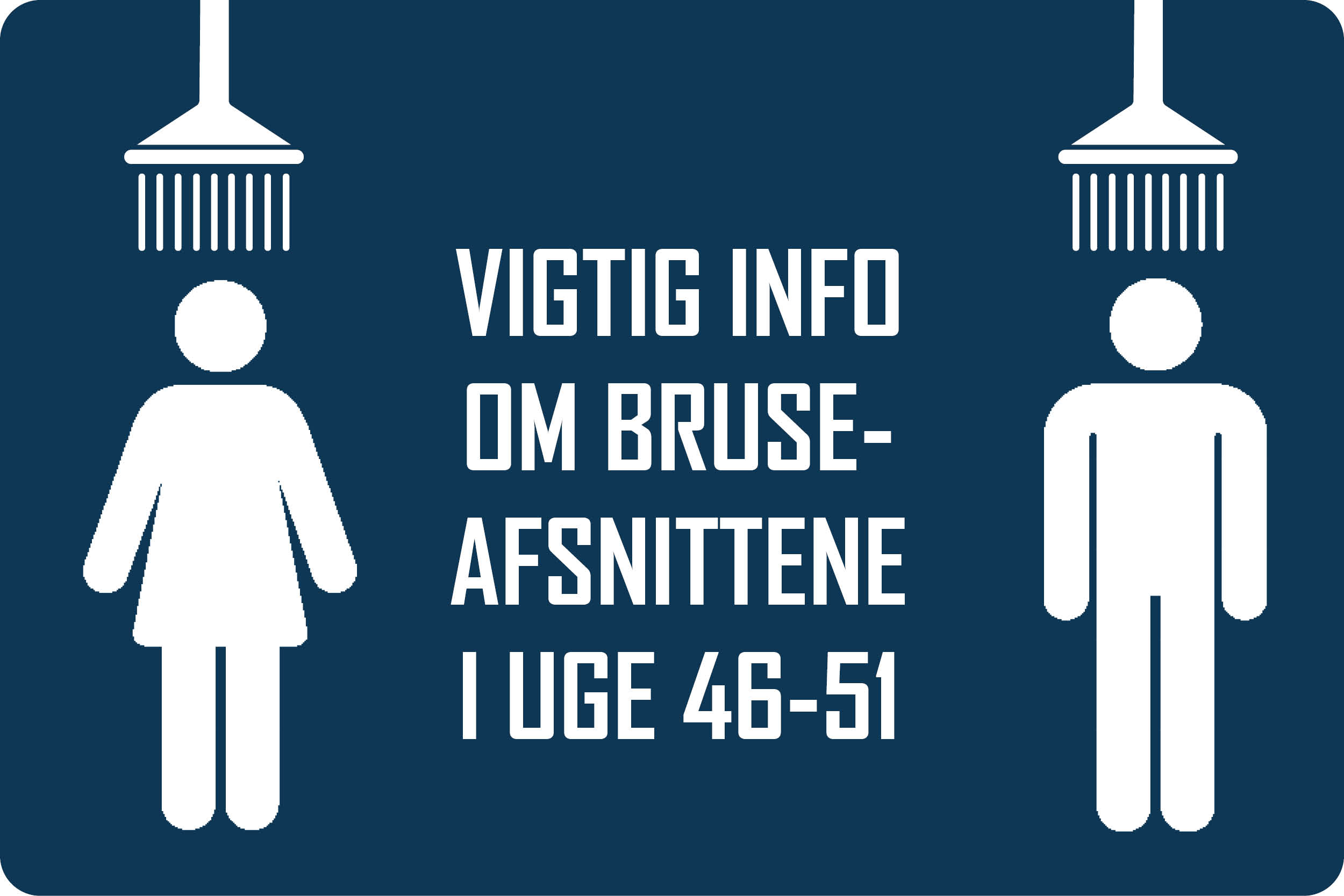 Vigitig info om bruseafsnittene