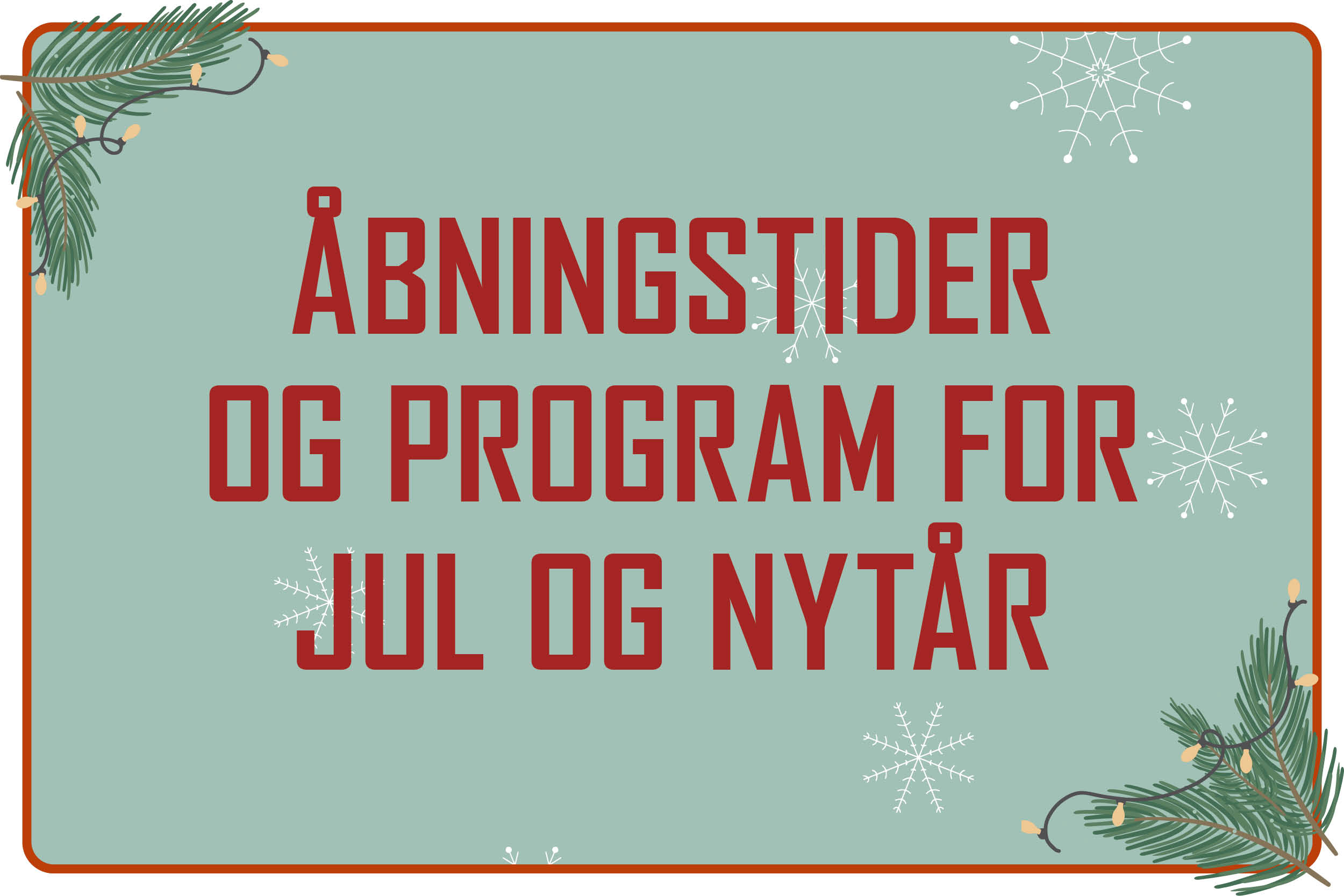 Jule og nytår i Herning Svømmehal