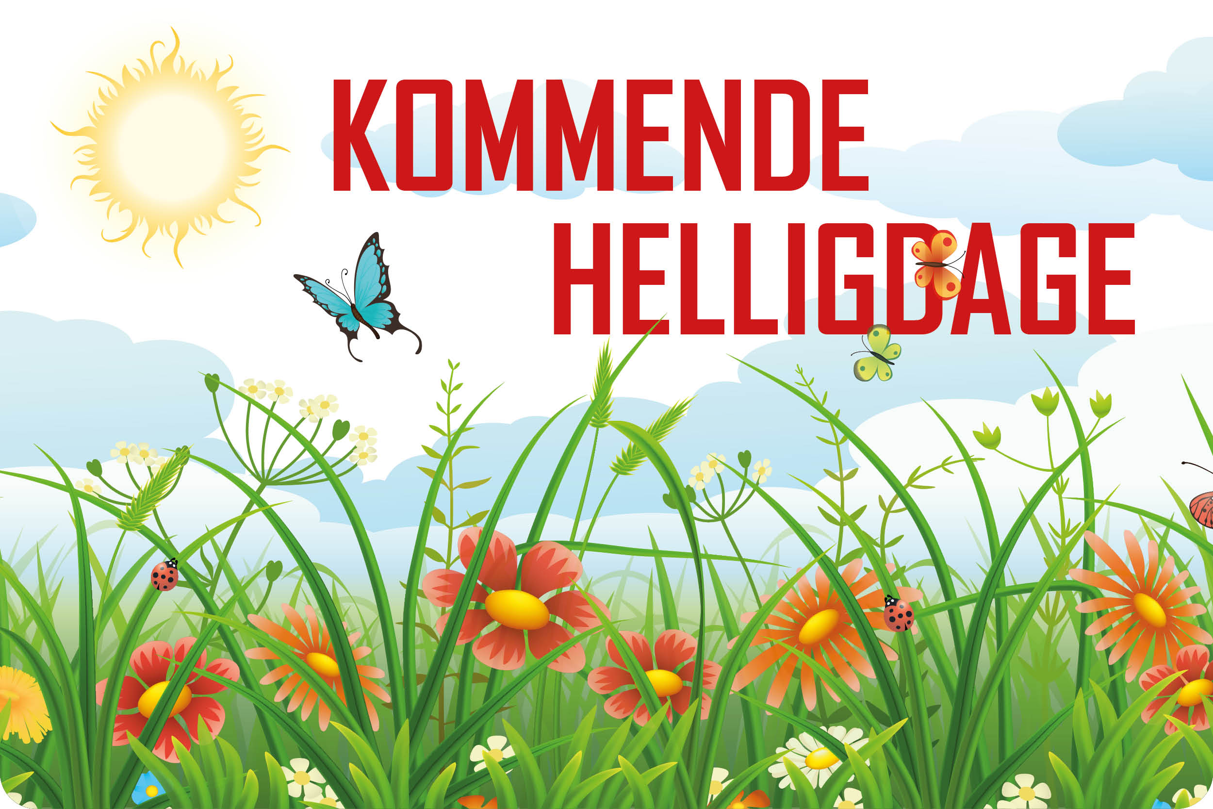 Kommende helligdage