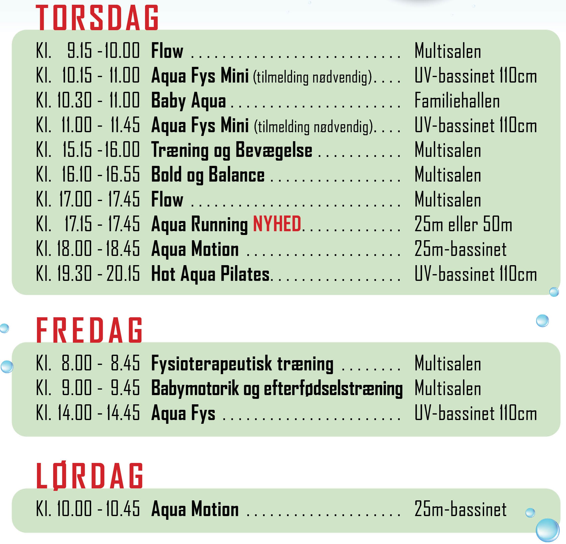 Ny holdoversigt okt 2025 - 2